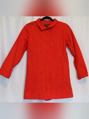 Eddie Bauer Girls Long Trench Coat Jacket Size 12